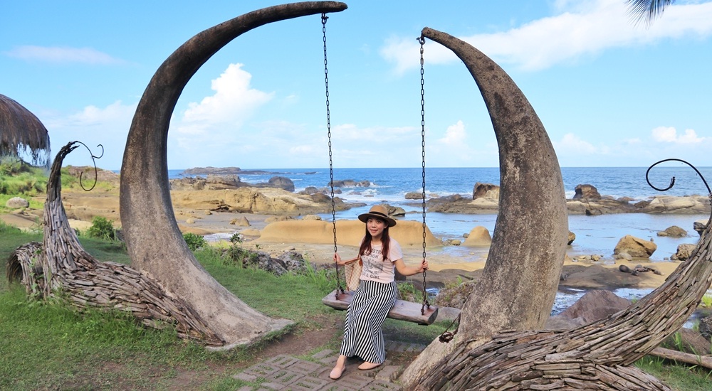 花蓮景點》項鍊海岸工作室，月牙鞦韆美如仙境