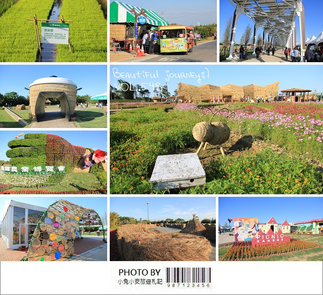 『桃園景點』2017桃園農業博覽會，30公頃花海地景拍照趣！ @小兔小安*旅遊札記