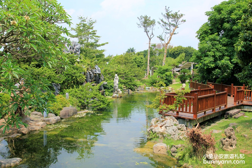 彰化【萬景藝苑】擁有戶外&室內3000坪大的日式園區可以去玩半天