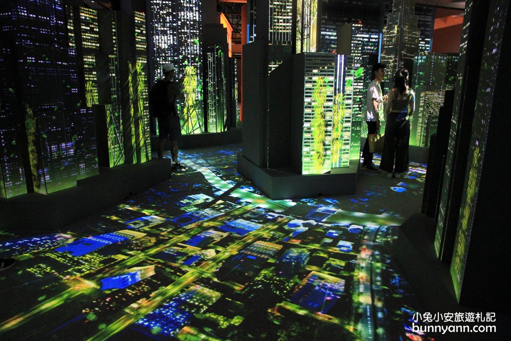 台北新景點 | 360° 夢幻視覺系特展! 光影東京TOKYO ART CITY 台北最強光雕展~