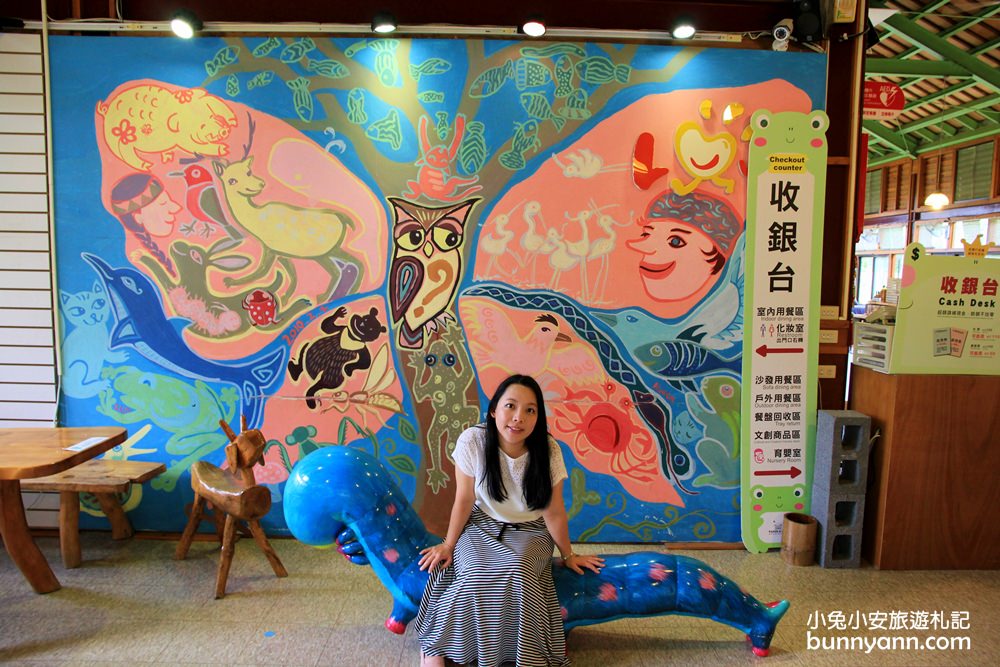 南投景點》埔里桃米生態村紙教堂，漫步優雅綠色池畔園區~