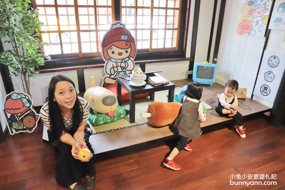 台中景點》可愛系咖波屋，貓貓蟲咖波日式咖啡屋，超萌巴士站、咖波燒原力登場！