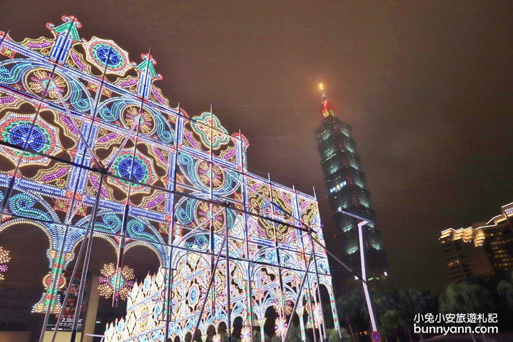 台北光雕節》Luminarie光之饗宴，台北最絕美光廊與夢幻教堂光雕，超美夜晚就在這~