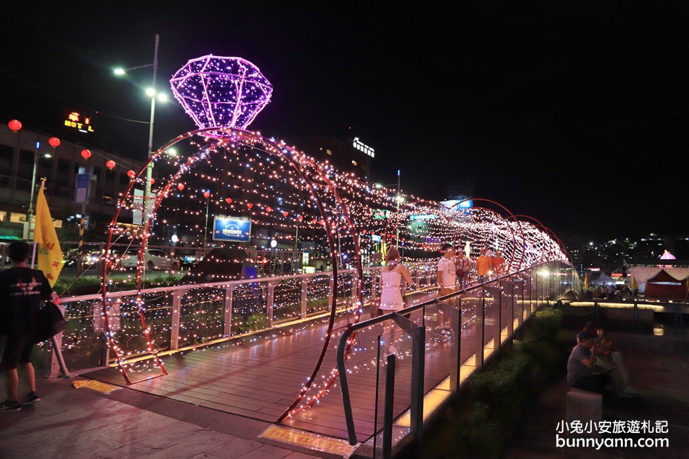 基隆景點》2019中元祭燈會，超美水鑽星空隧道、飛龍花燈，最美海線賞燈一日遊～