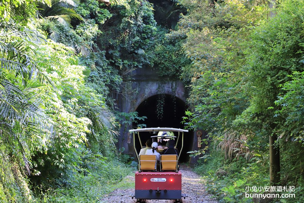 苗栗舊山線鐵道自行車，推薦必踩路線，山谷鐵軌鋼橋無限美