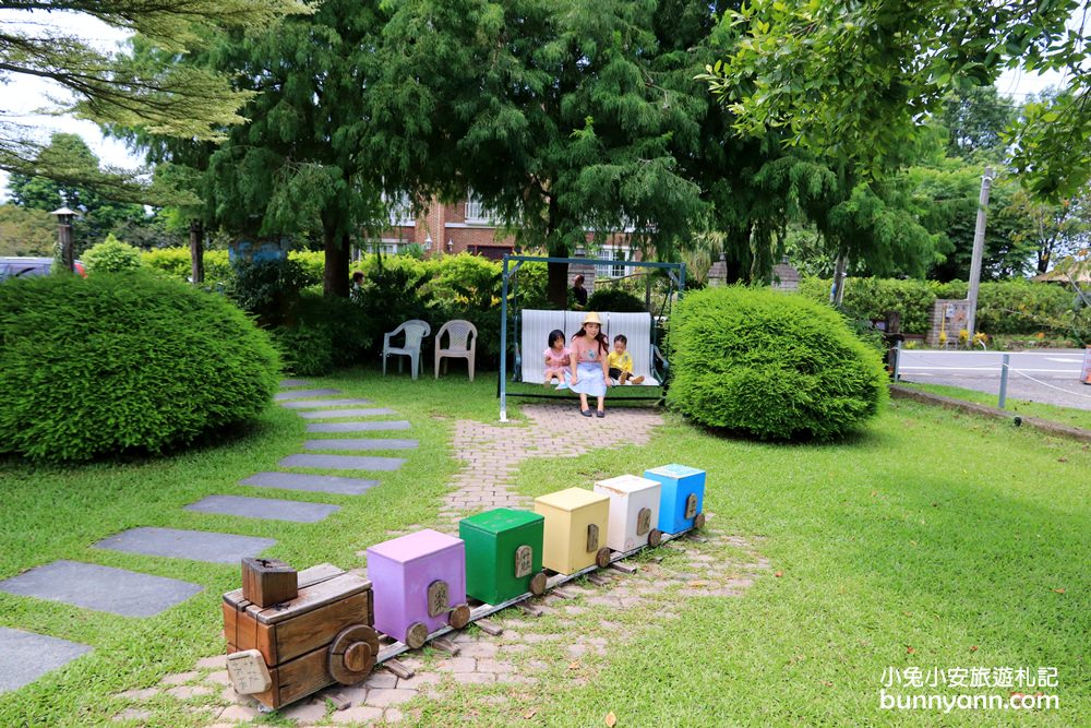 苗栗景點》棗莊可愛動物庭園，免費玩迷你農場，親子沙坑與美麗田野風光~