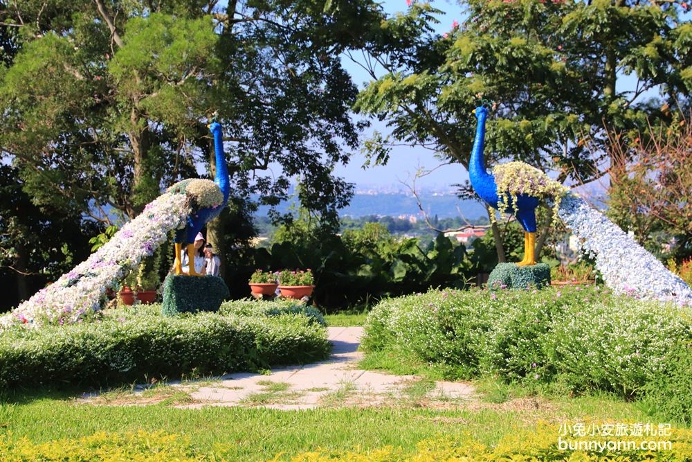 桃園景點》大溪花海農場，神秘復活島摩艾石像，全新優雅英國館秘密花園登場~
