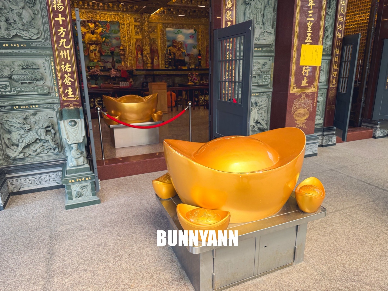 地球廟！靈台山建德寺，環球一圈祈福，摸摸巨大金元寶