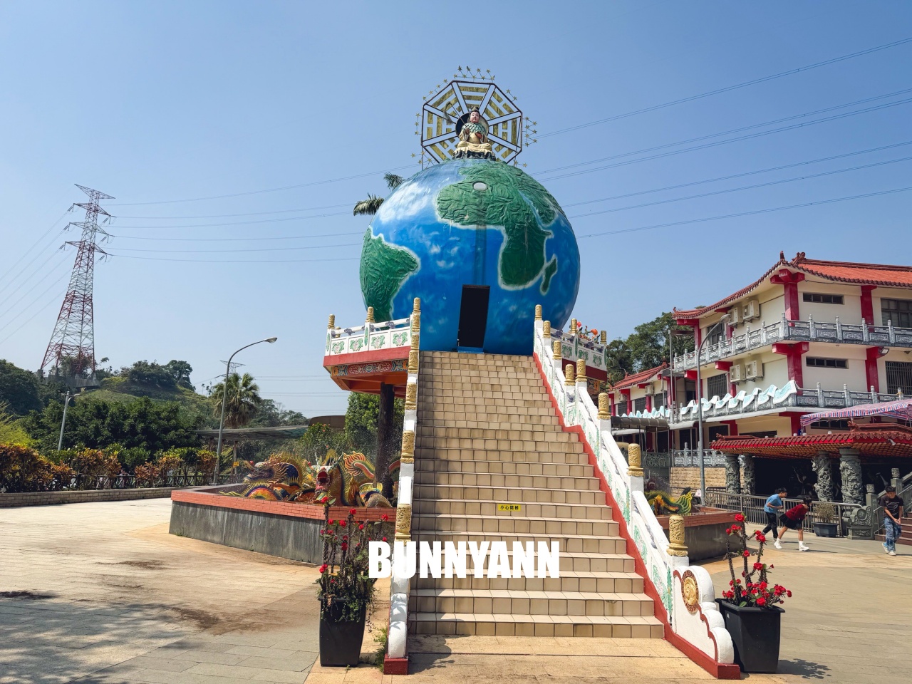 地球廟！靈台山建德寺，環球一圈祈福，摸摸巨大金元寶
