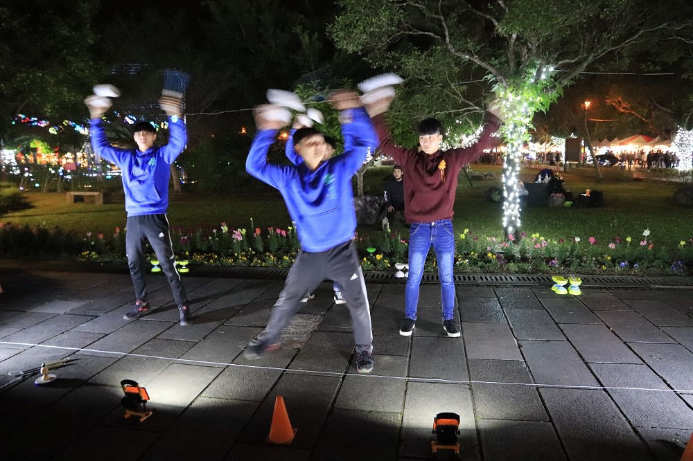 宜蘭景點》2020員山燈會，全台最閃亮超長彩虹階梯在這！星光隧道好好拍～