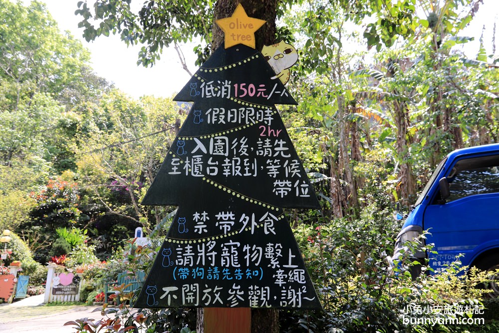 苗栗景點》南庄橄欖樹咖啡，森林裡的祕密花園，給自己一個來南庄散漫的理由