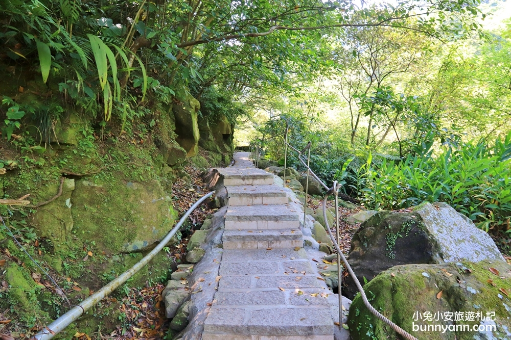 汐止【姜子寮絕壁步道】步行30分鐘就能攻上終點欣賞姜子寮瀑布