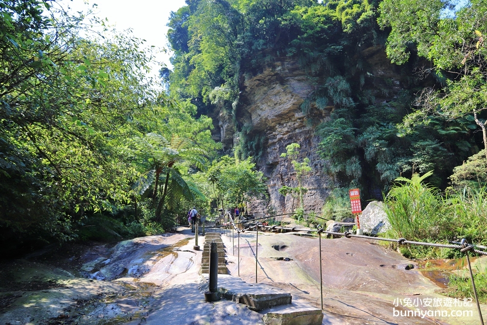 汐止【姜子寮絕壁步道】步行30分鐘就能攻上終點欣賞姜子寮瀑布