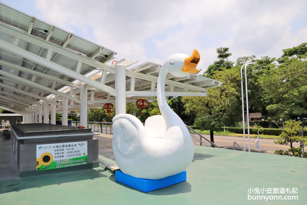 超好玩【鵝媽媽鵝童樂園】旋轉天鵝萌力爆發，主題鵝群免費拍