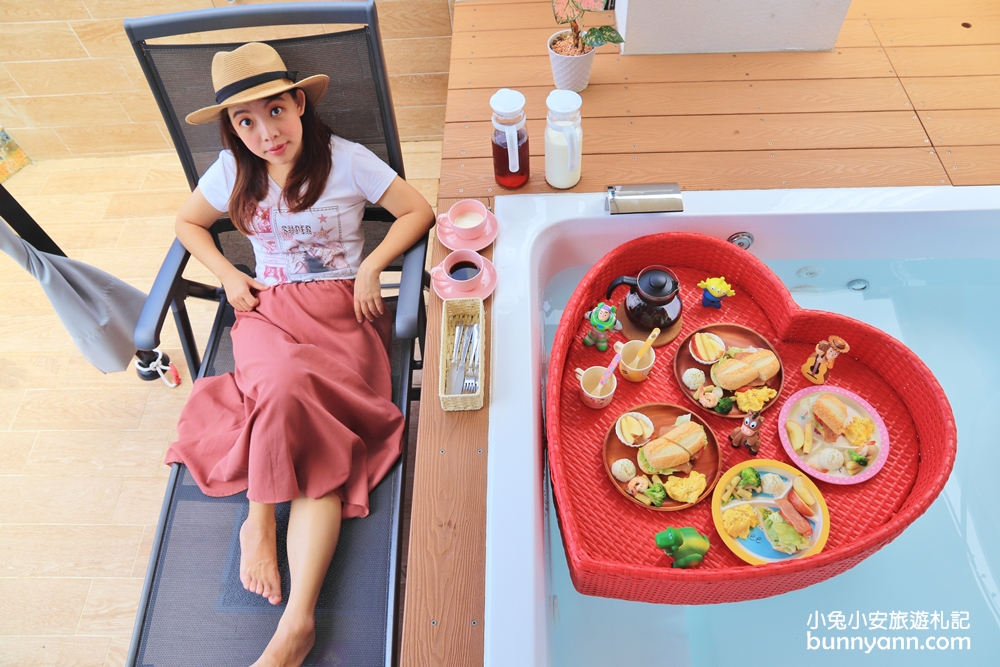 屏東超美「墾丁夢幻島」馬卡龍彩色屋，Inn巷文創旅店漂浮早餐有夠炫。