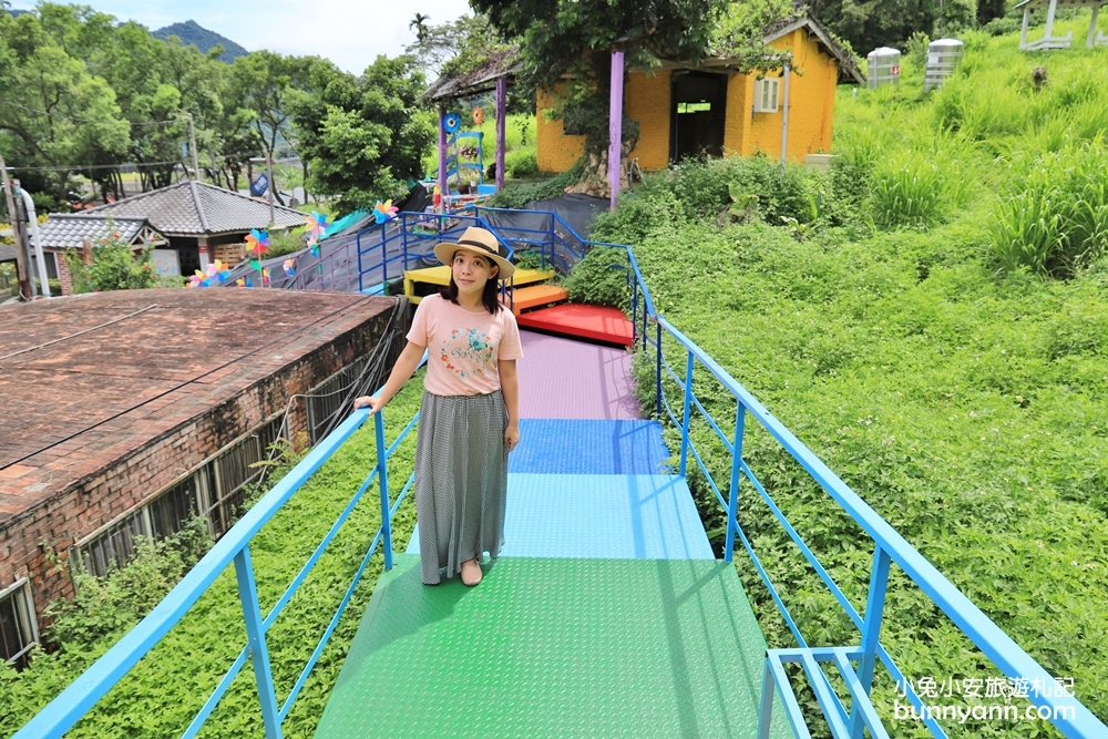 南投景點》不用錢！十三目仔窯親子設施隨你玩，彩虹步道、木造車站夢幻打卡場景～