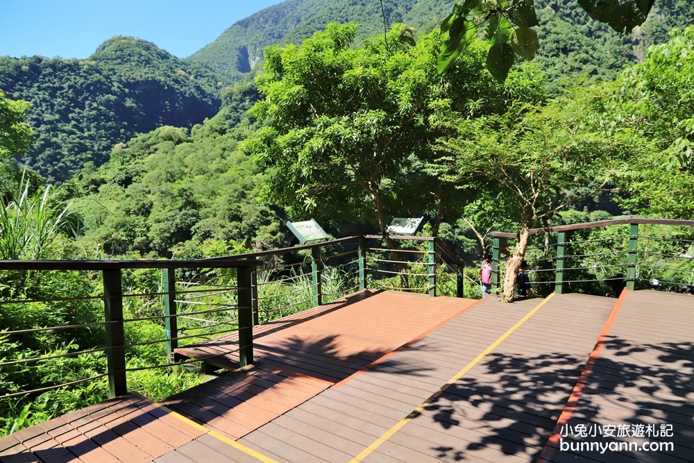 花蓮景點小錐麓步道，15分鐘攻略兩條吊橋與太魯閣河谷。