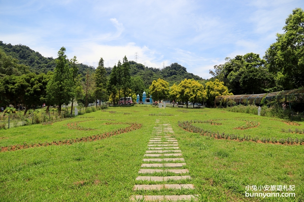 桃園大溪》富田花園農場，可愛羊駝、城堡、水上教堂一次拍個夠