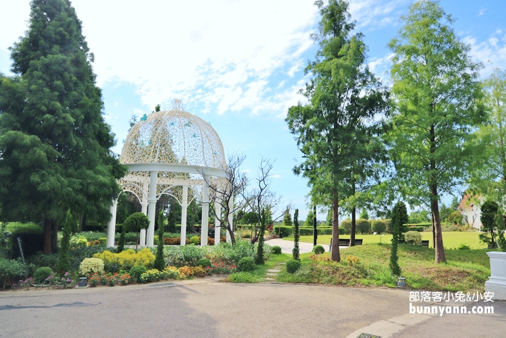 彰化「唯愛庭園」夢幻莊園，白色教堂、環境、交通一次介紹。
