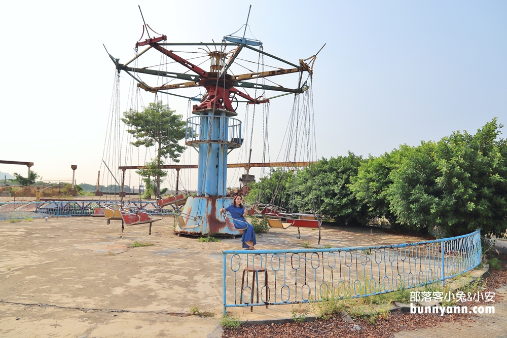 台中石頭公園，公園靈異傳說，勇闖廢棄摩天輪、太空列車探險去