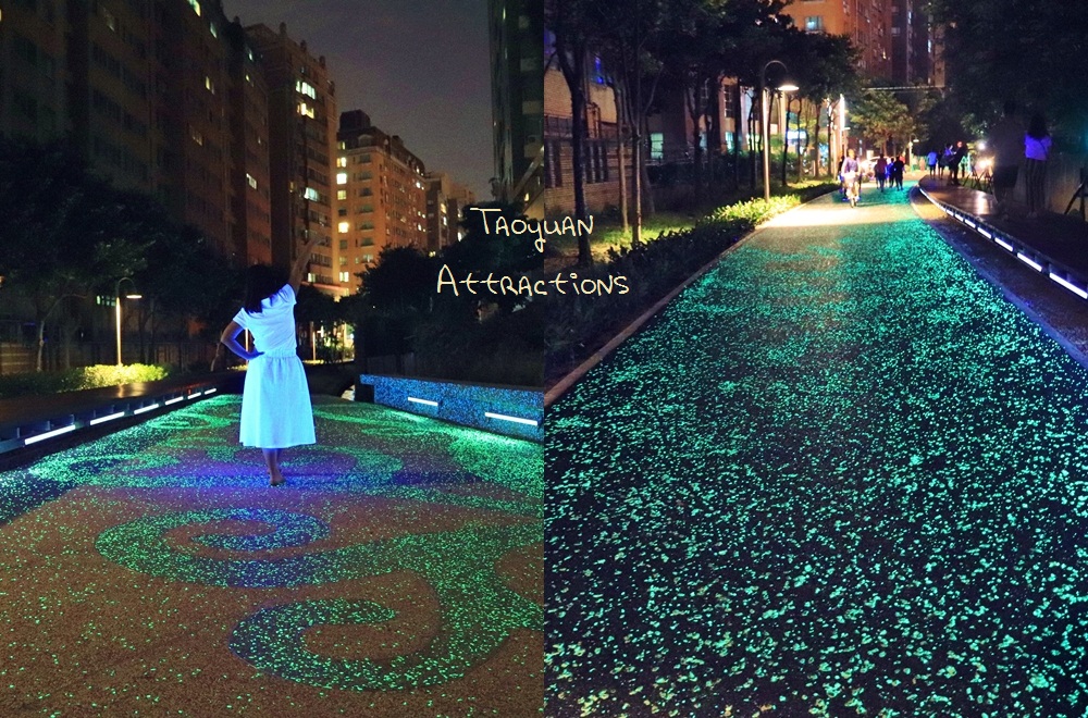 桃園》夜拍新景點！桃園陸地版綠眼淚新登場，彷彿銀河般夢幻，還能騎單車賞綠眼淚～