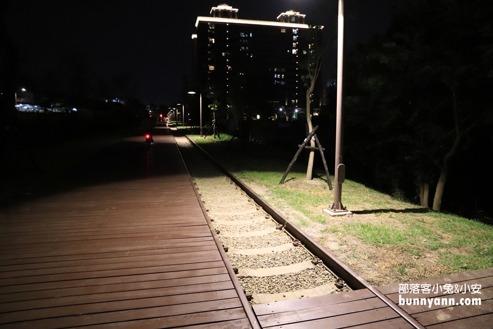桃園》夜拍新景點！桃園陸地版綠眼淚新登場，彷彿銀河般夢幻，還能騎單車賞綠眼淚～