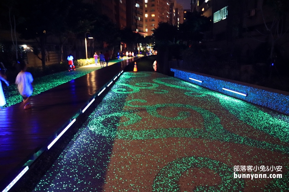 桃園》夜拍新景點！桃園陸地版綠眼淚新登場，彷彿銀河般夢幻，還能騎單車賞綠眼淚～