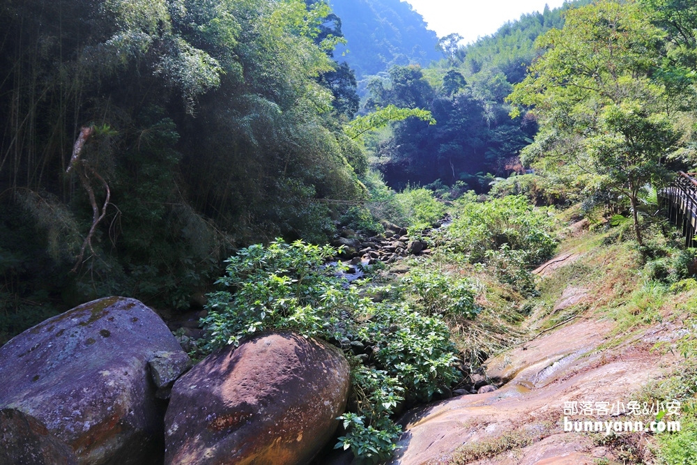 嘉義圓潭自然生態園區，入門級瀑布步道，10分鐘賞山澗飛瀑，森林健走好愜意~