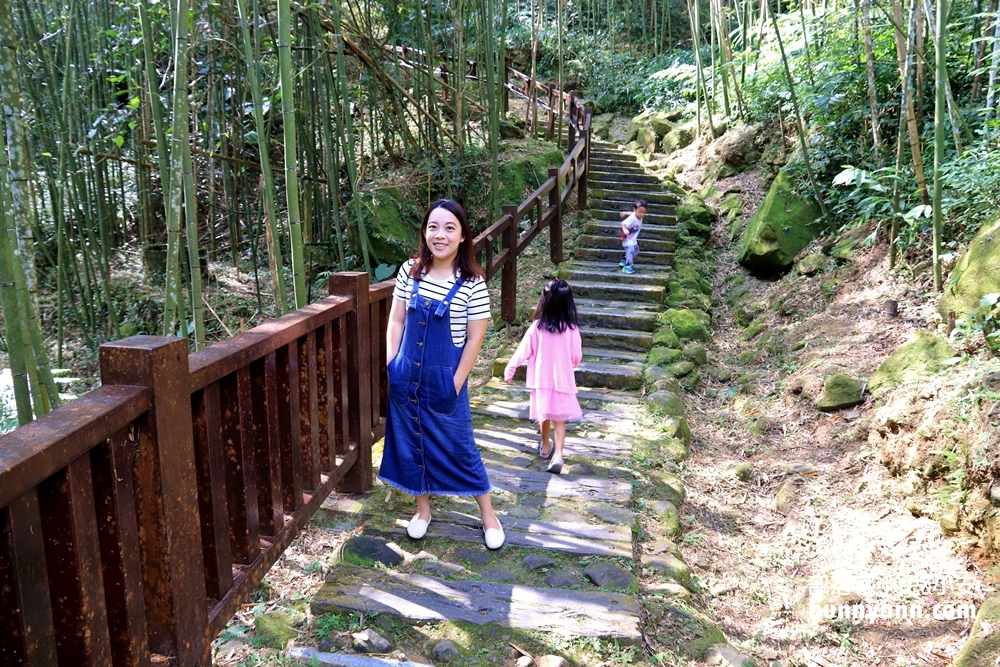 嘉義圓潭自然生態園區，入門級瀑布步道，10分鐘賞山澗飛瀑，森林健走好愜意~