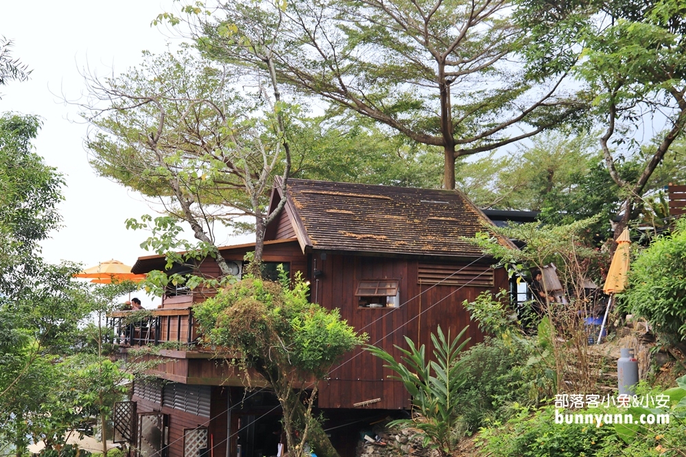 屏東【清靜莊園】小木屋咖啡店，無死角視野下午茶超美