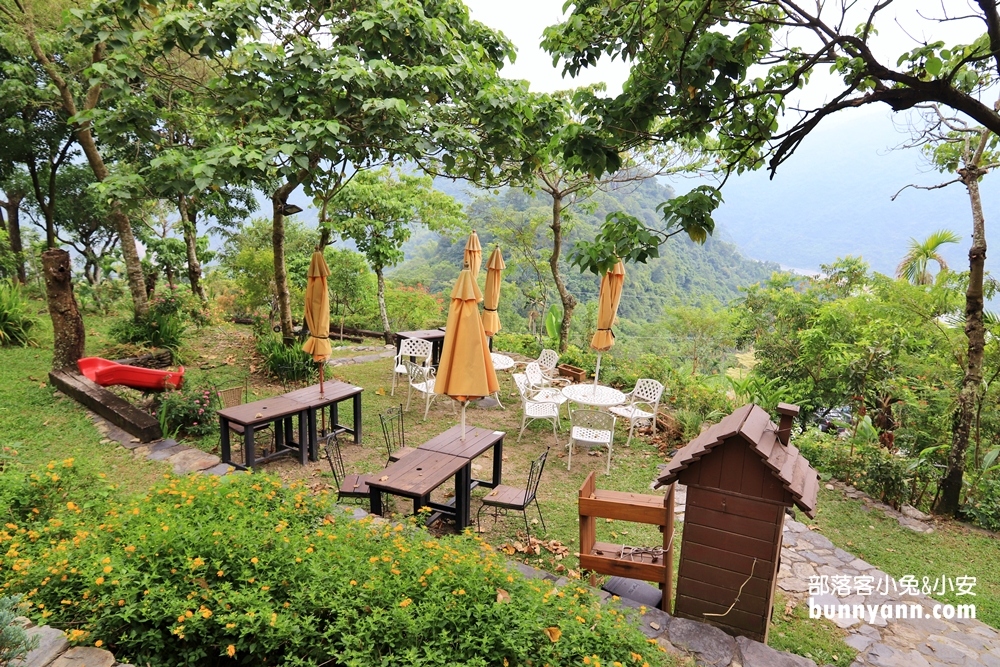 屏東【清靜莊園】小木屋咖啡店，無死角視野下午茶超美