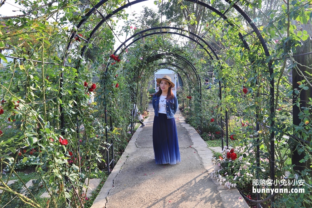 苗栗【雅聞香草植物工廠】暢遊玫瑰花園&哈比小屋隨你拍