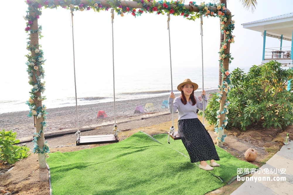 【茉莉灣海景咖啡餐廳】枋山遊憩區旁好美咖啡店，直接海景第一排視野