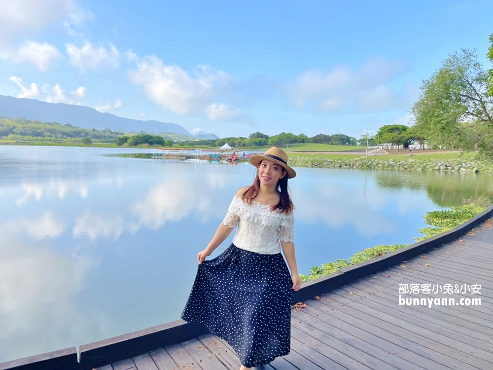 台東明信片場景【池上大坡池】騎單車遊湖，踏青放鬆好愜意
