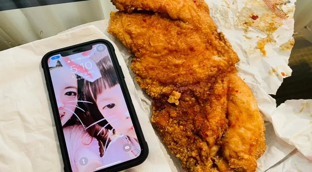 用盡心雞巨無霸雞排