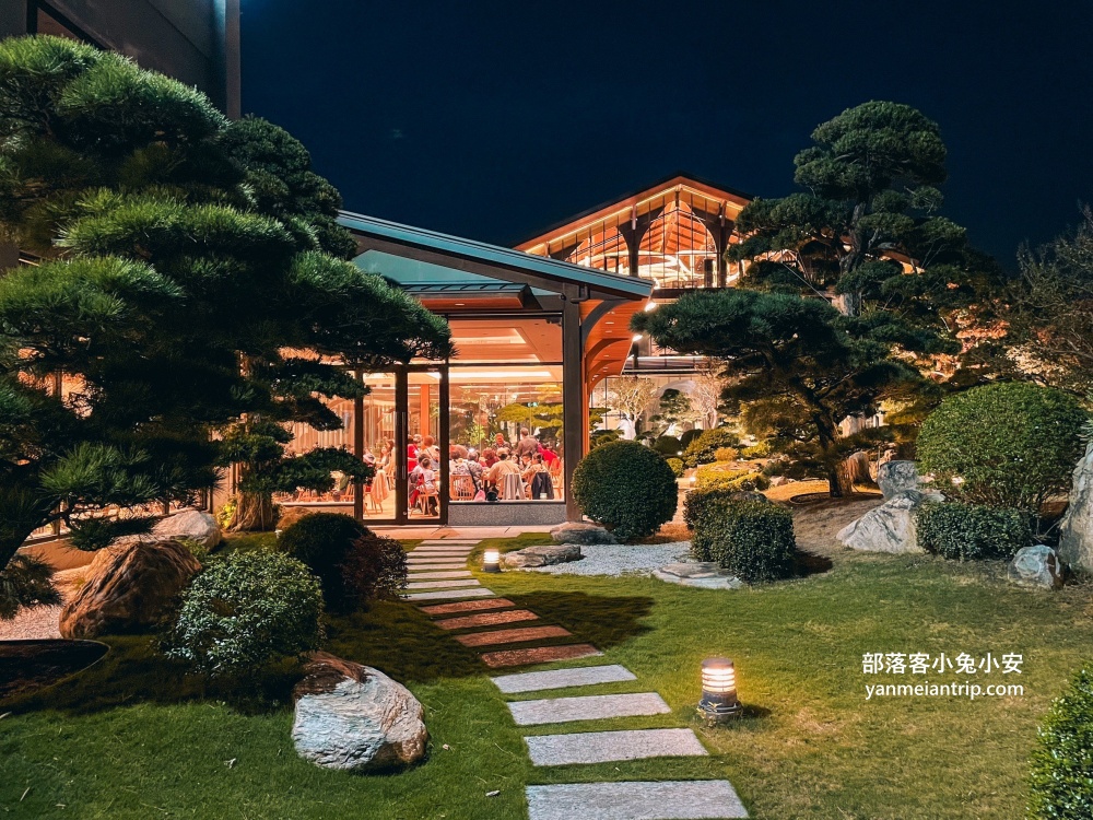 彰化美食推薦｜松柏軒景觀餐廳：靜賞日式松柏庭園，一邊享用星級料理超放鬆！
