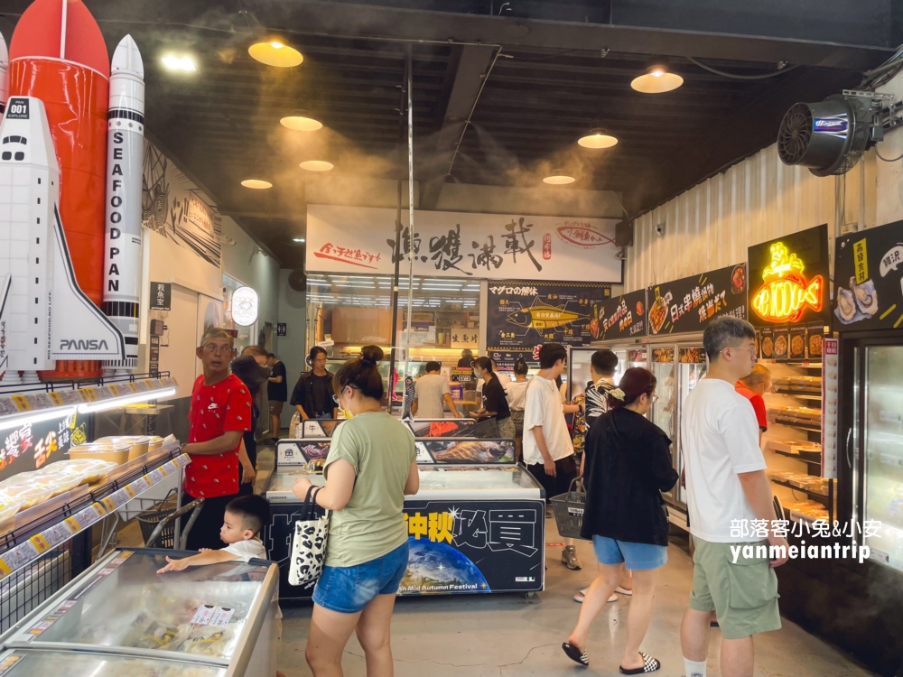 台中【阿布潘水產】台版築地市場，烤肉想買海鮮來這裡就對了！