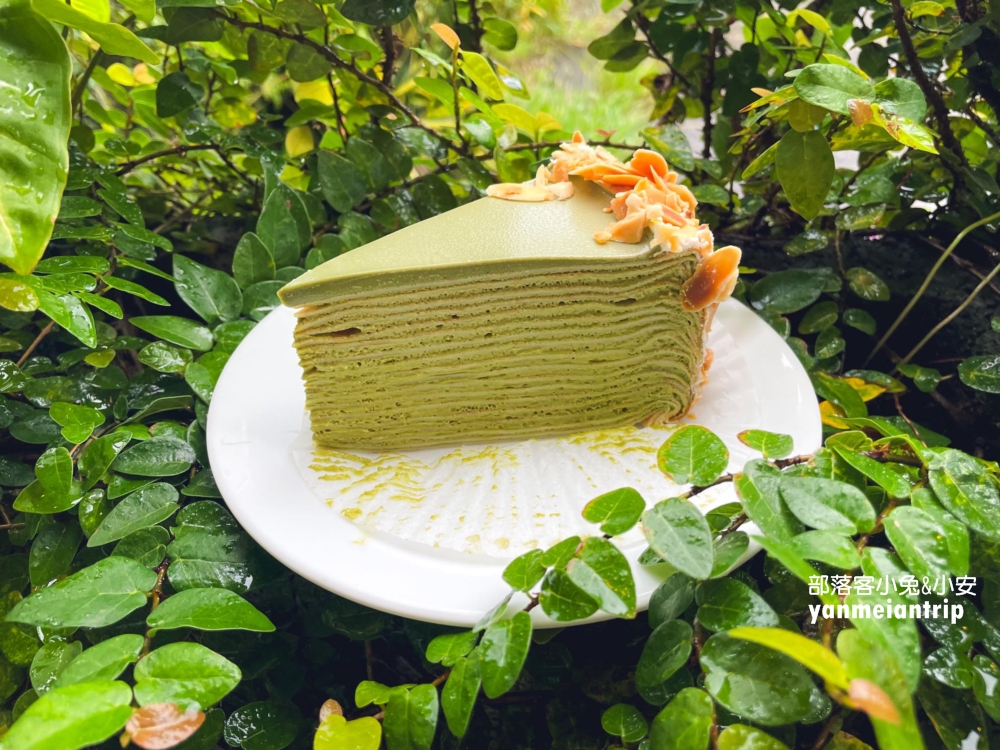 宜蘭【食聚咖啡】招牌甜點的抹茶千層蛋糕絕對是必點必吃推薦
