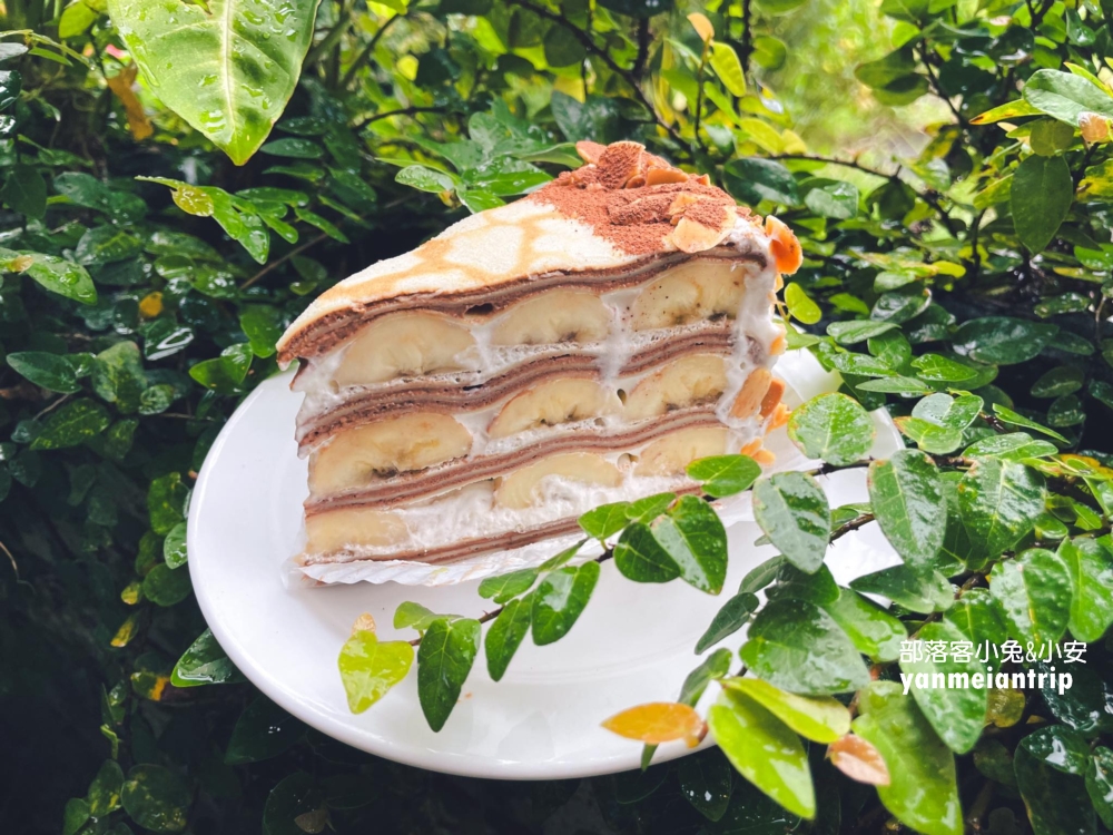 宜蘭【食聚咖啡】招牌甜點的抹茶千層蛋糕絕對是必點必吃推薦
