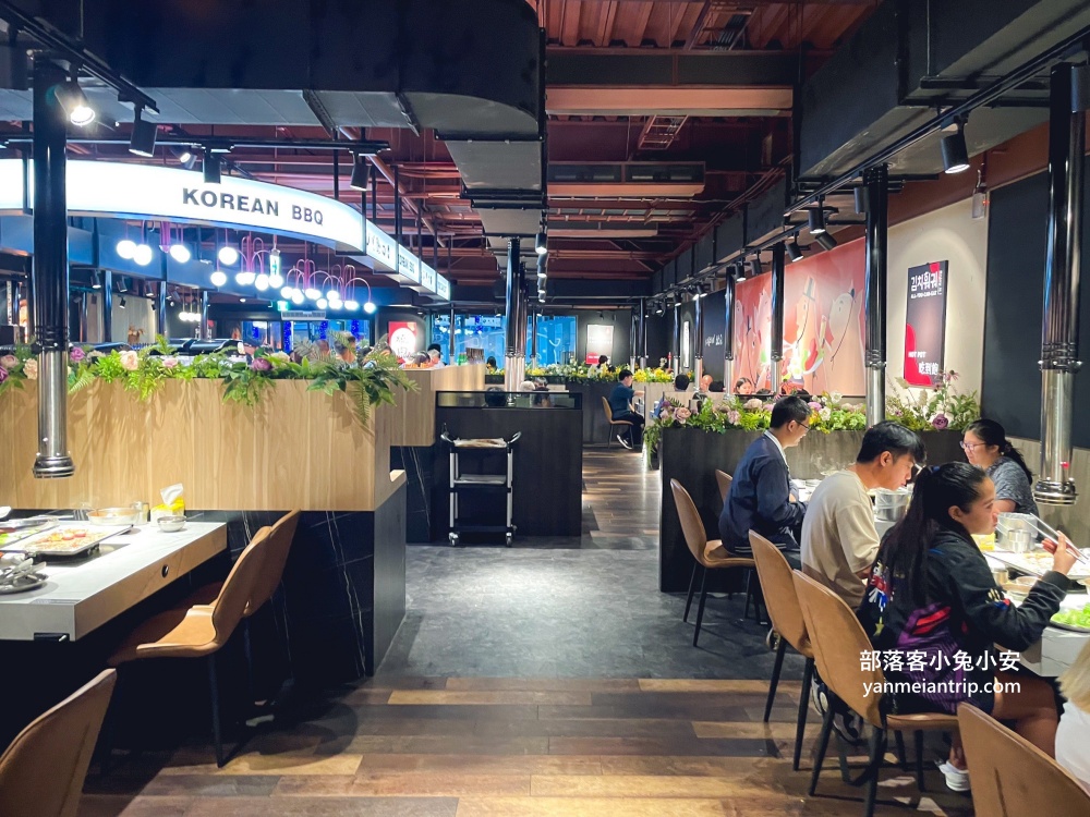 中壢吃到飽餐廳「打爆豬韓式燒肉」多達50種菜色隨你夾有夠猛的