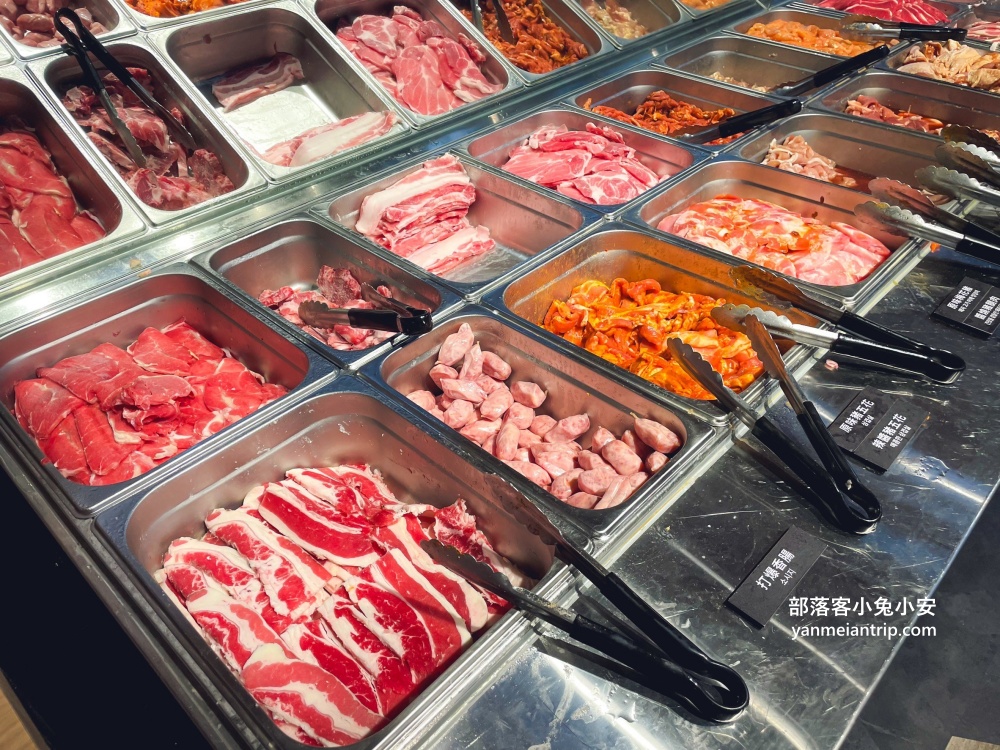 中壢吃到飽餐廳「打爆豬韓式燒肉」多達50種菜色隨你夾有夠猛的
