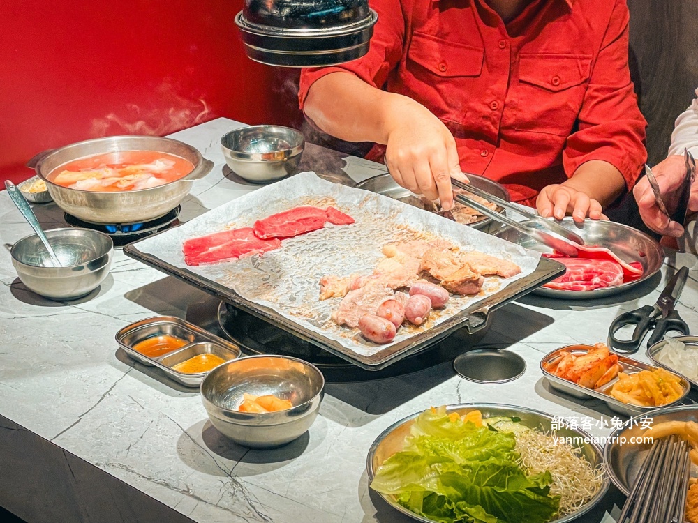 中壢吃到飽餐廳「打爆豬韓式燒肉」多達50種菜色隨你夾有夠猛的
