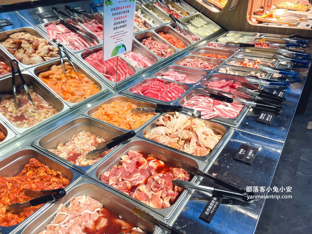 中壢吃到飽餐廳「打爆豬韓式燒肉」多達50種菜色隨你夾有夠猛的