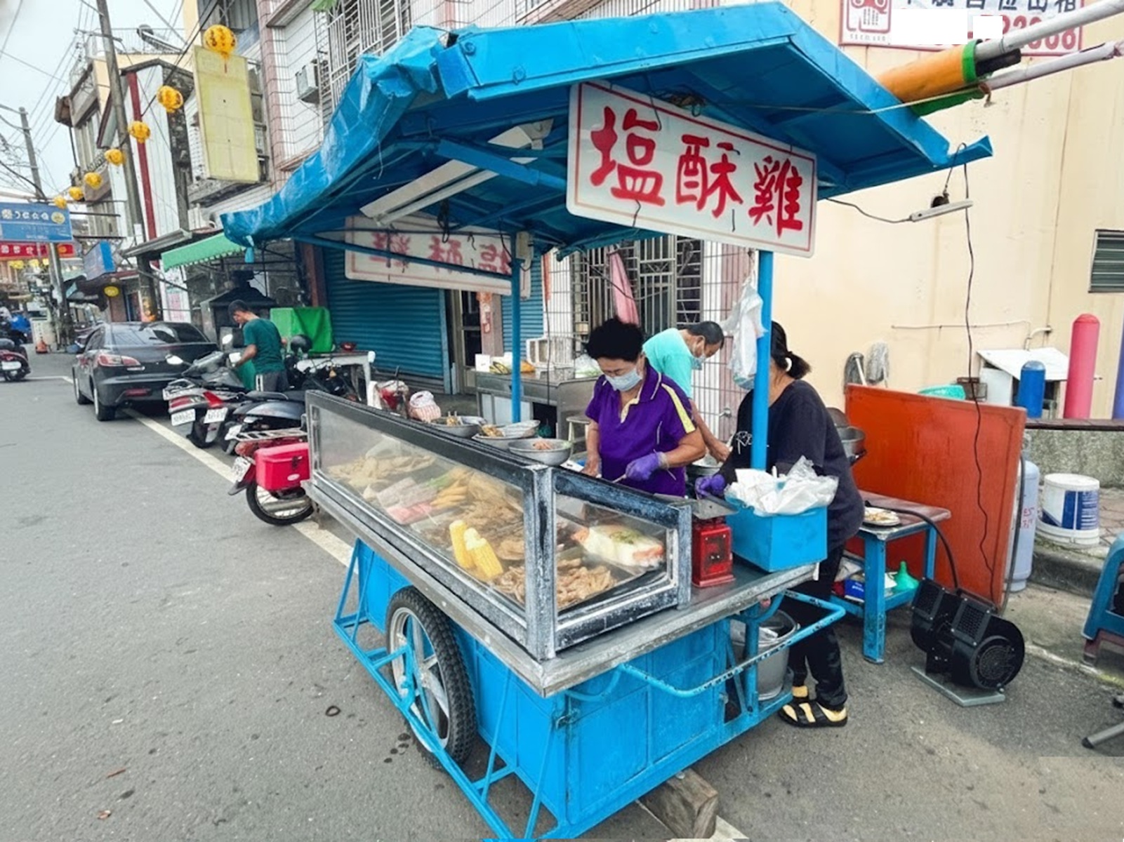 南州廟口推車鹹酥雞