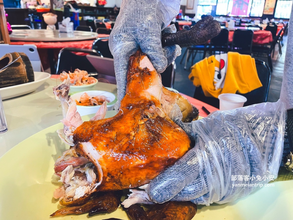 鹿谷鄉【35甕缸雞鹿谷總店】必吃藥膳竹筒蝦、甕缸雞和小卷米粉湯，每一道都無雷！
