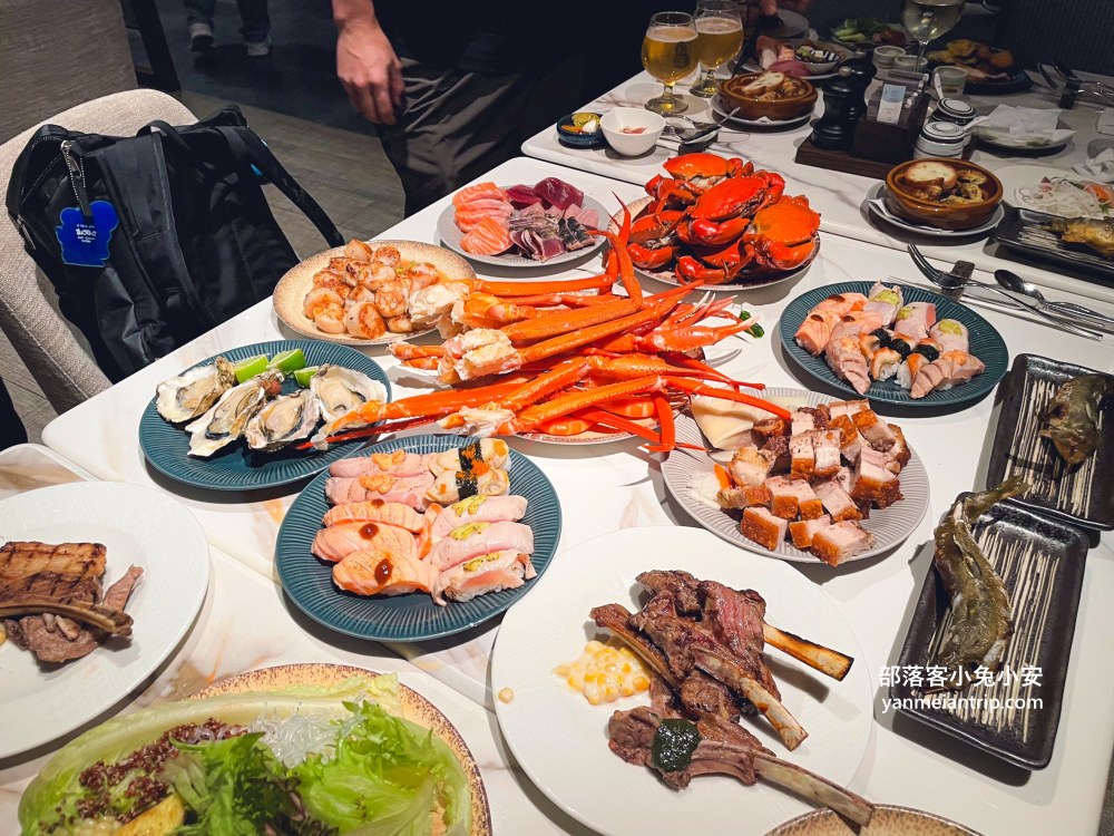 台北【島語自助餐廳】提供百道料理菜色的高級吃到飽餐廳