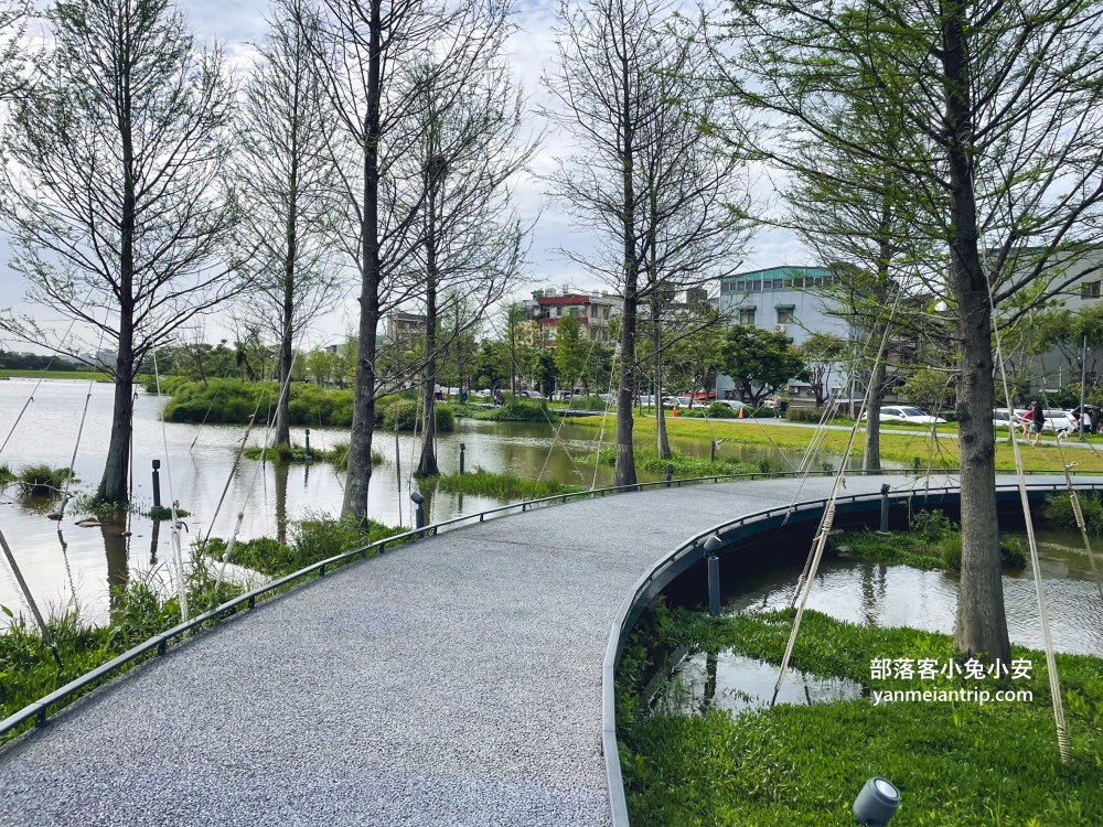 桃園【華興池生態埤塘公園】湖畔咖啡廳、滑索和天鵝船一次玩好玩滿