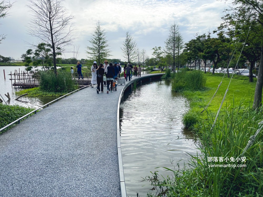 桃園【華興池生態埤塘公園】湖畔咖啡廳、滑索和天鵝船一次玩好玩滿