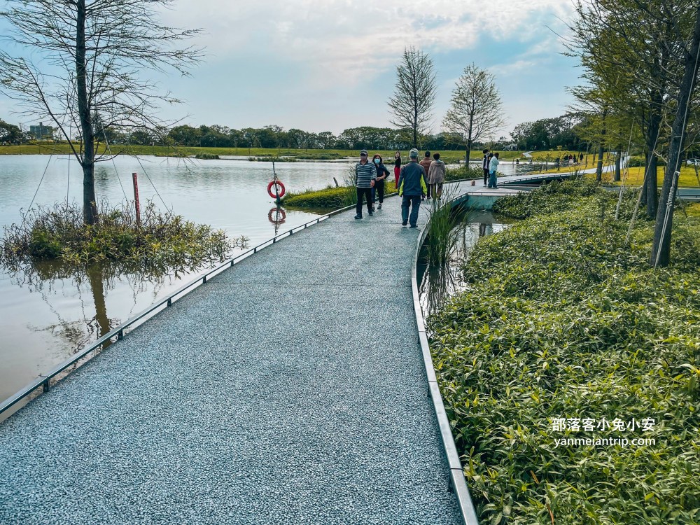 桃園【華興池生態埤塘公園】湖畔咖啡廳、滑索和天鵝船一次玩好玩滿