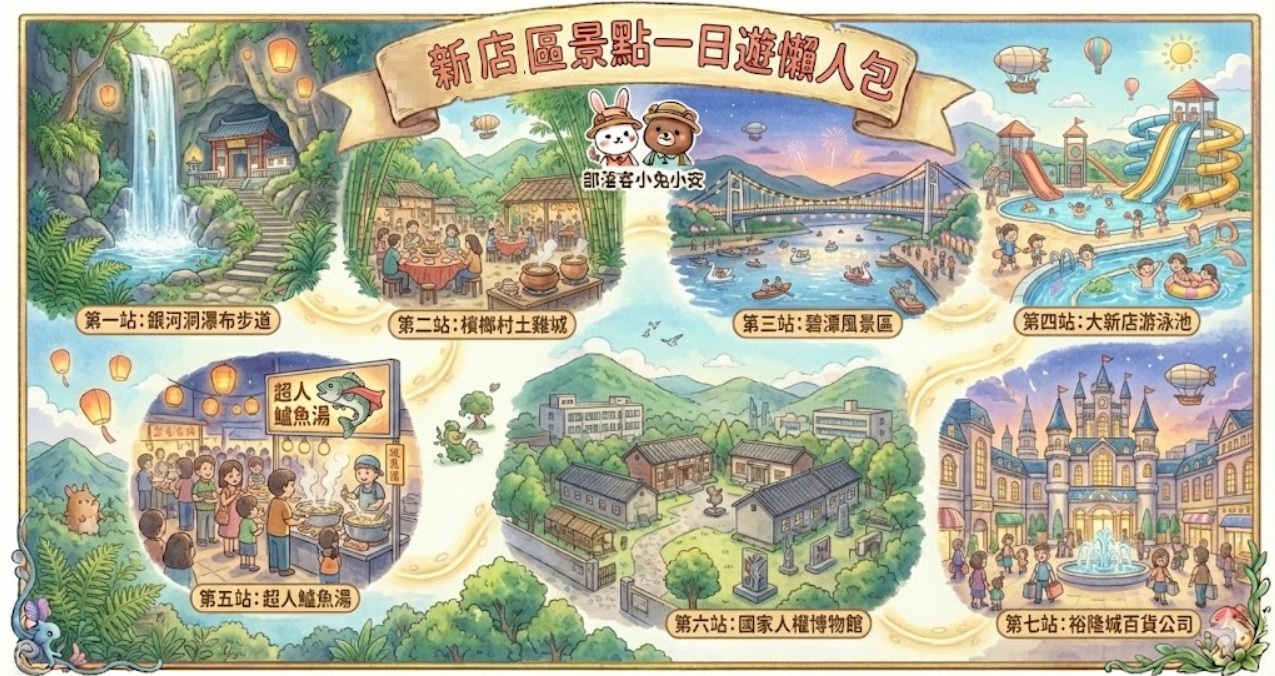 2025新北【新店景點】推薦新店一日遊好吃好玩不繞路攻略 @小兔小安*旅遊札記